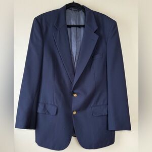 Vintage Burberrys’ Wool Blazer Jacket Lightweight